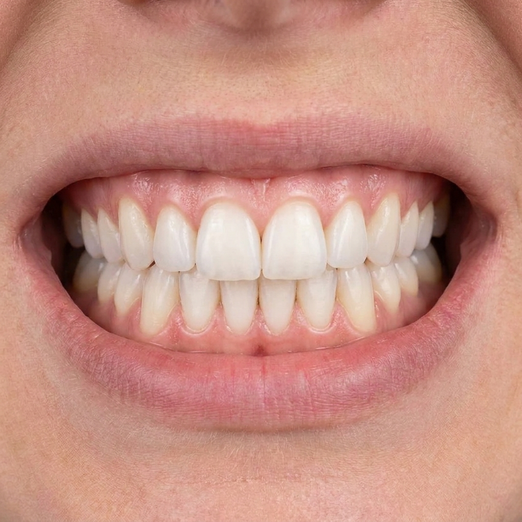 After whitening result