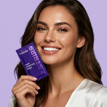 Purple Teeth Whitening Strips packaging