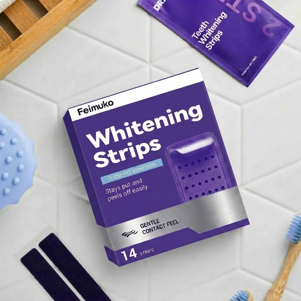 Purple Teeth Whitening Strips lifestyle