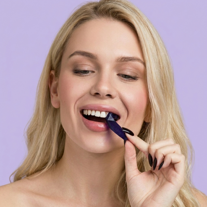 Purple Teeth Whitening Strips detail
