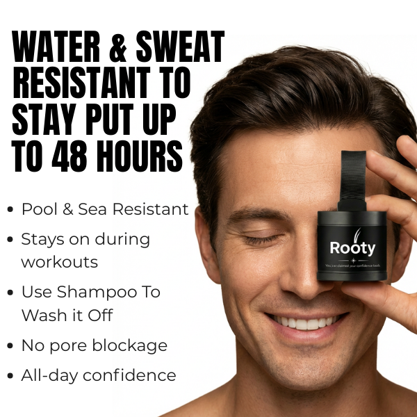 Applying Rooty 2.0 to thinning hair
